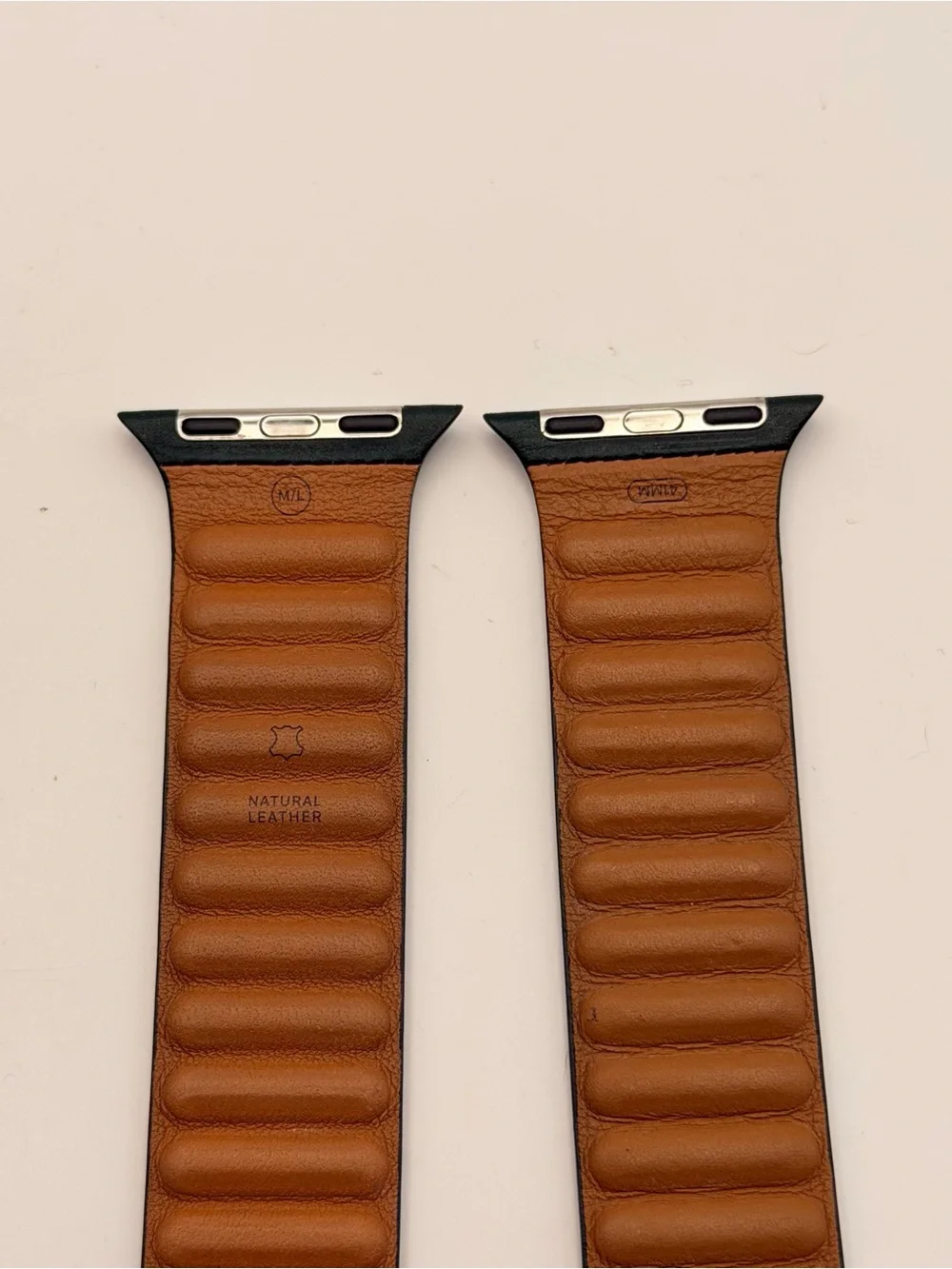 Apple Watch OEM Leather Link 41/38/40MM Sequoia Green S/M